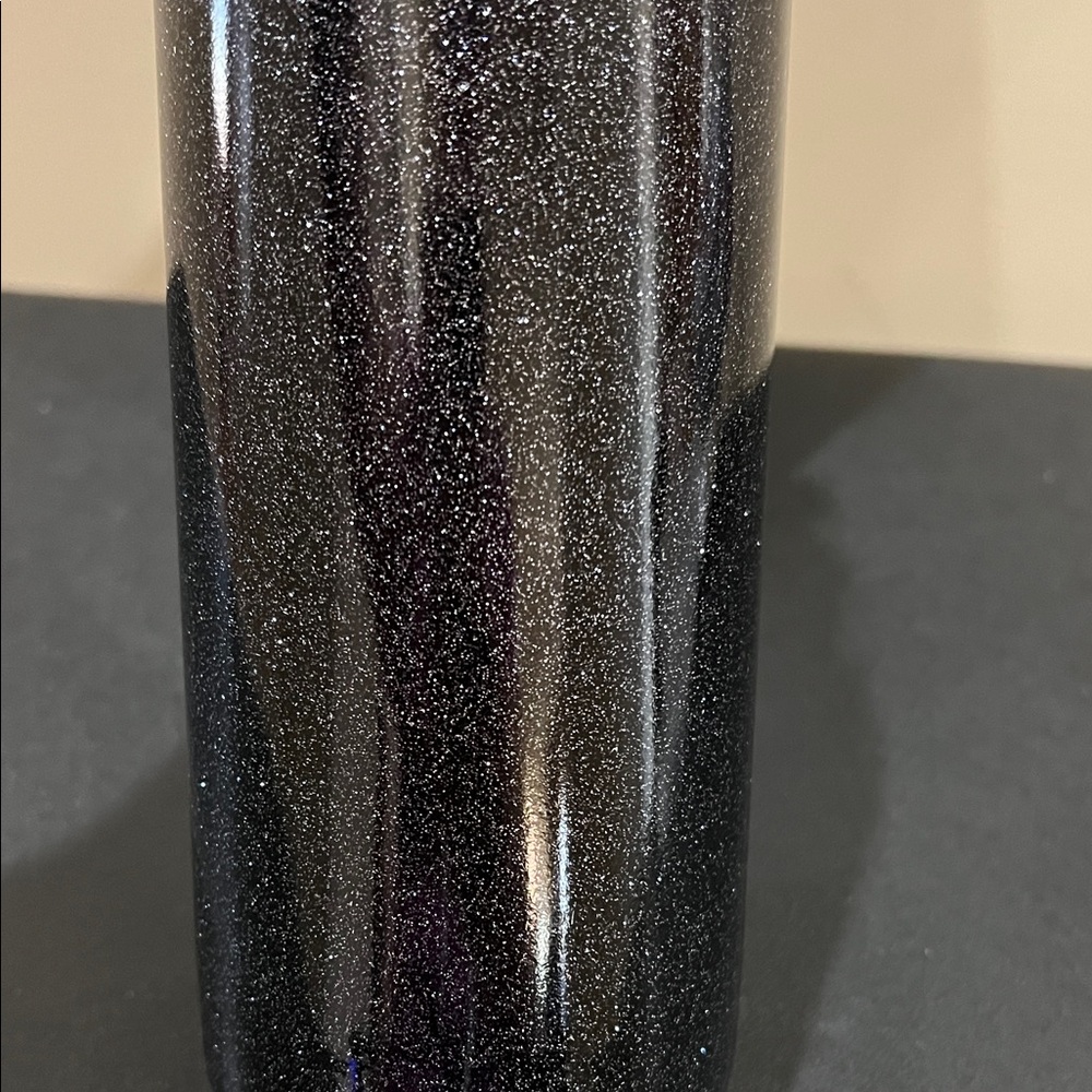 Not Vodka | Glittery Black Insulated Water Bottle | 25oz - Picture 7 of 9